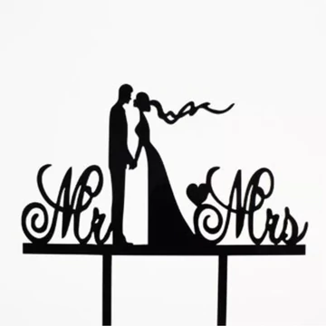 Esküvői torta dísz