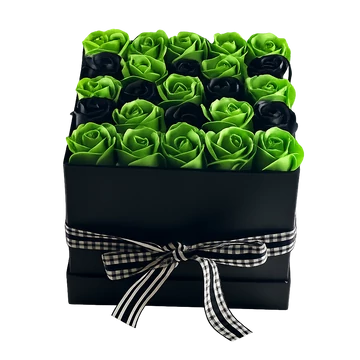 Zöld rózsabox