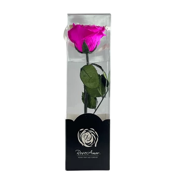 Örökrózsa díszdobozban Pink