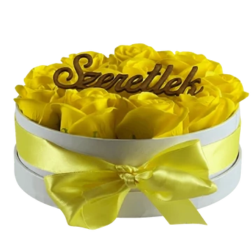 sarga-szappanrozsa-feher-boxban-ajandek-noknek