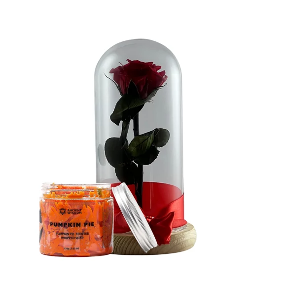 Örökrózsa+Tökös pite habos szappan