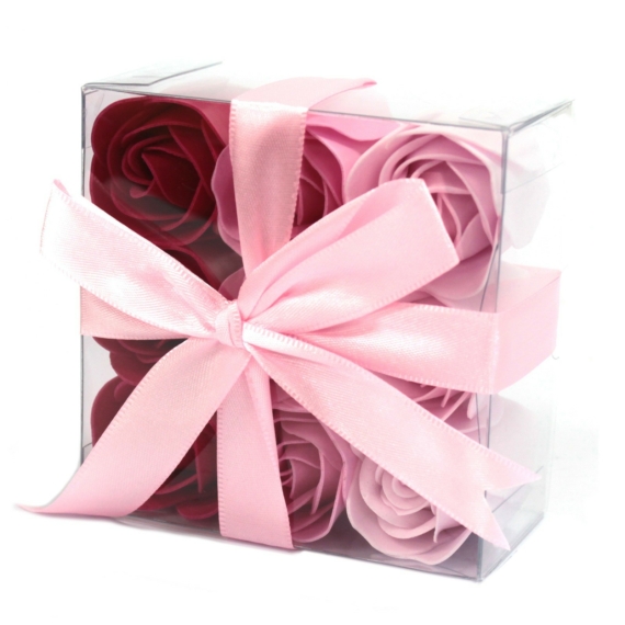 9 Darab Szappanvirág Együttes- Rózsaszín Rózsák